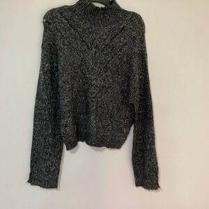 Line The Label Mock Neck Sweater NEW Medium